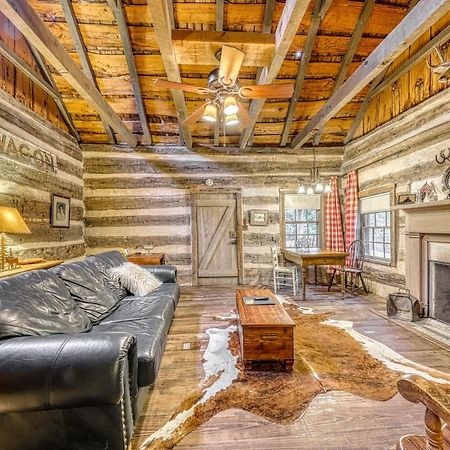 Town Creek Log Cabin Fredericksburg Exterior foto