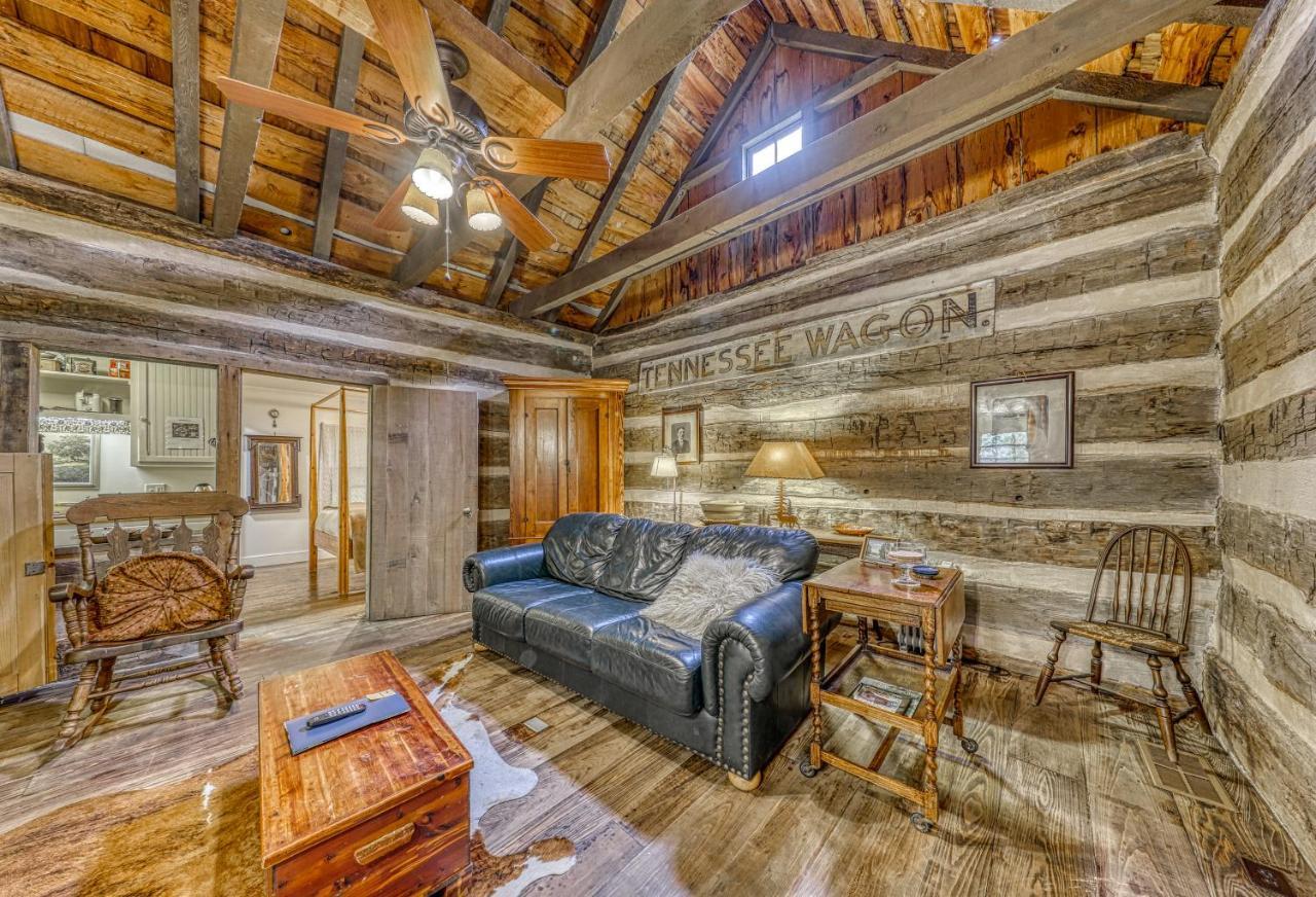 Town Creek Log Cabin Fredericksburg Exterior foto