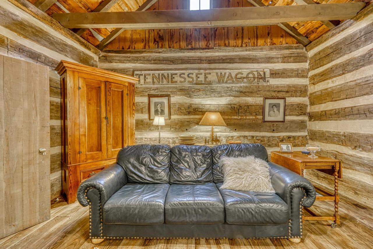 Town Creek Log Cabin Fredericksburg Exterior foto