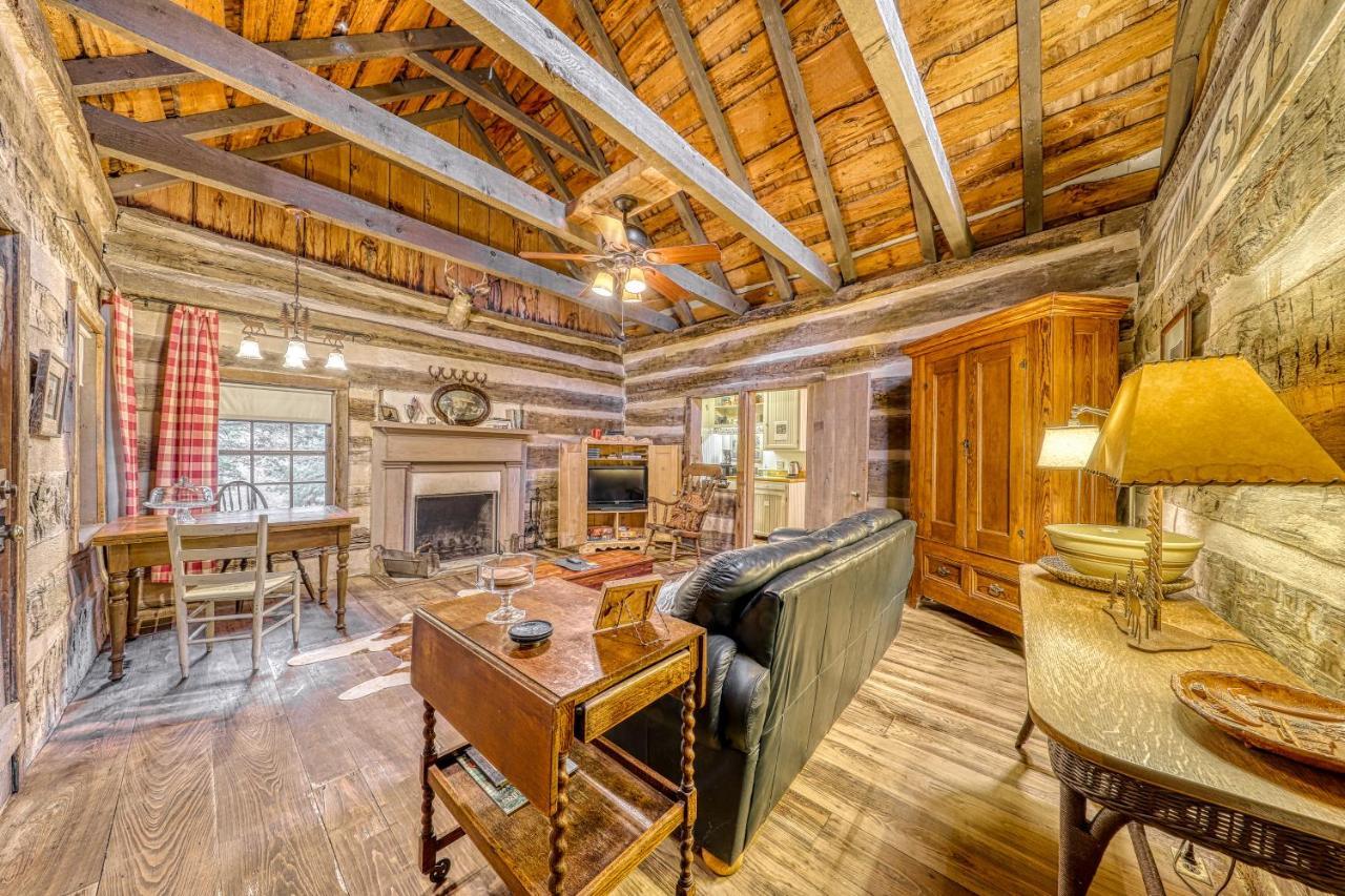 Town Creek Log Cabin Fredericksburg Exterior foto