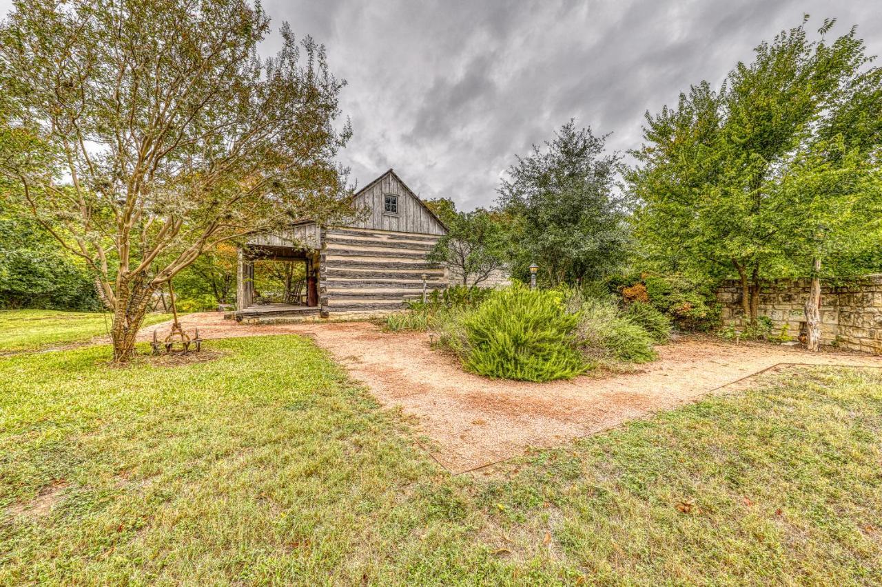 Town Creek Log Cabin Fredericksburg Exterior foto